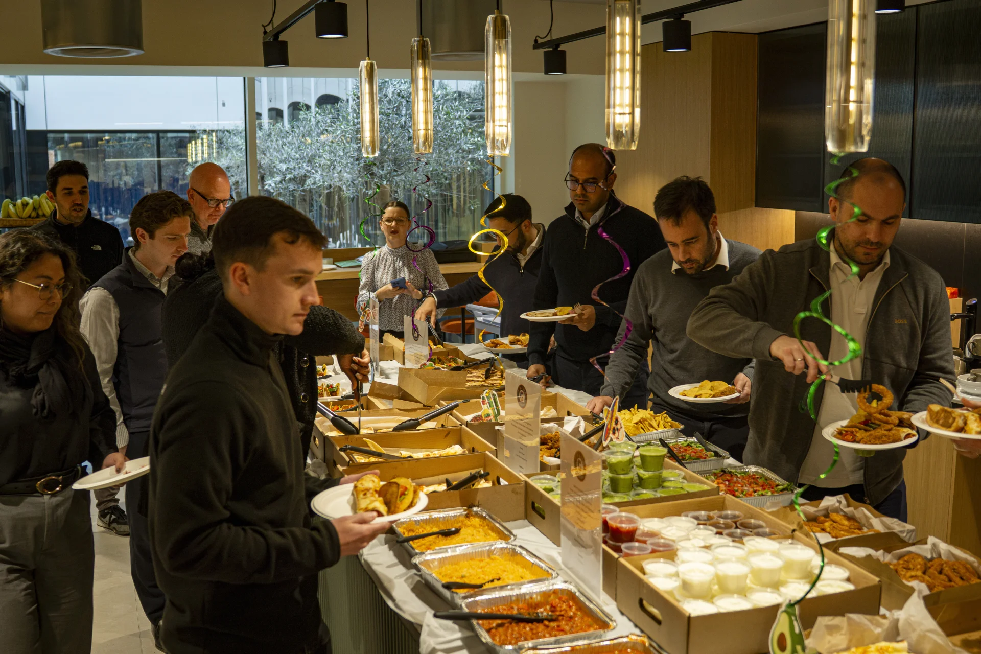 Mexican catering platter at a Frida Camden private event in London