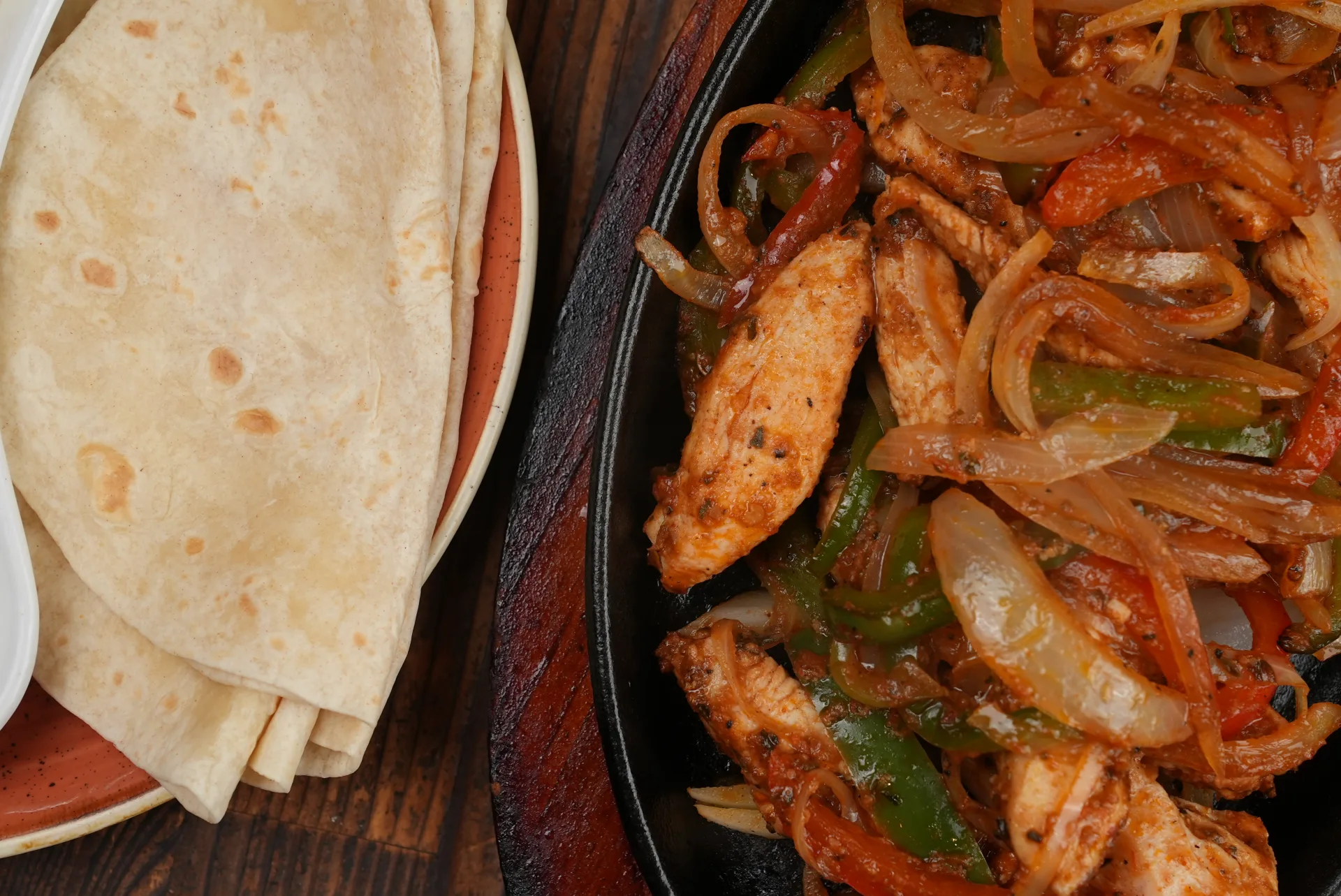 Famous Mexican Fajitas at Frida Camden — Father's Day main course sizzling steak combo Camden Town London